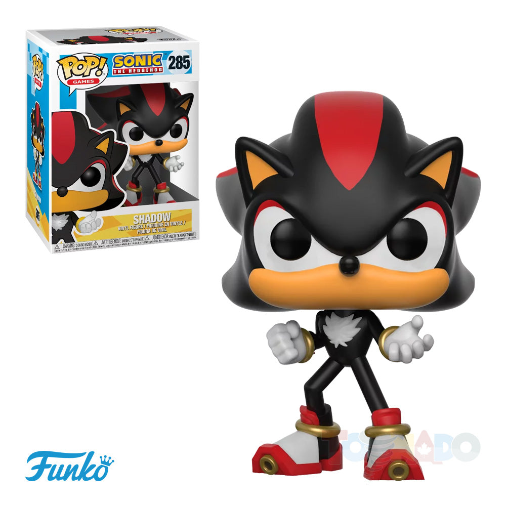 Funko Pop! Games #285 - Sonic the Hedgehog - Shadow Vinyl Figure (20148) LOW STOCK