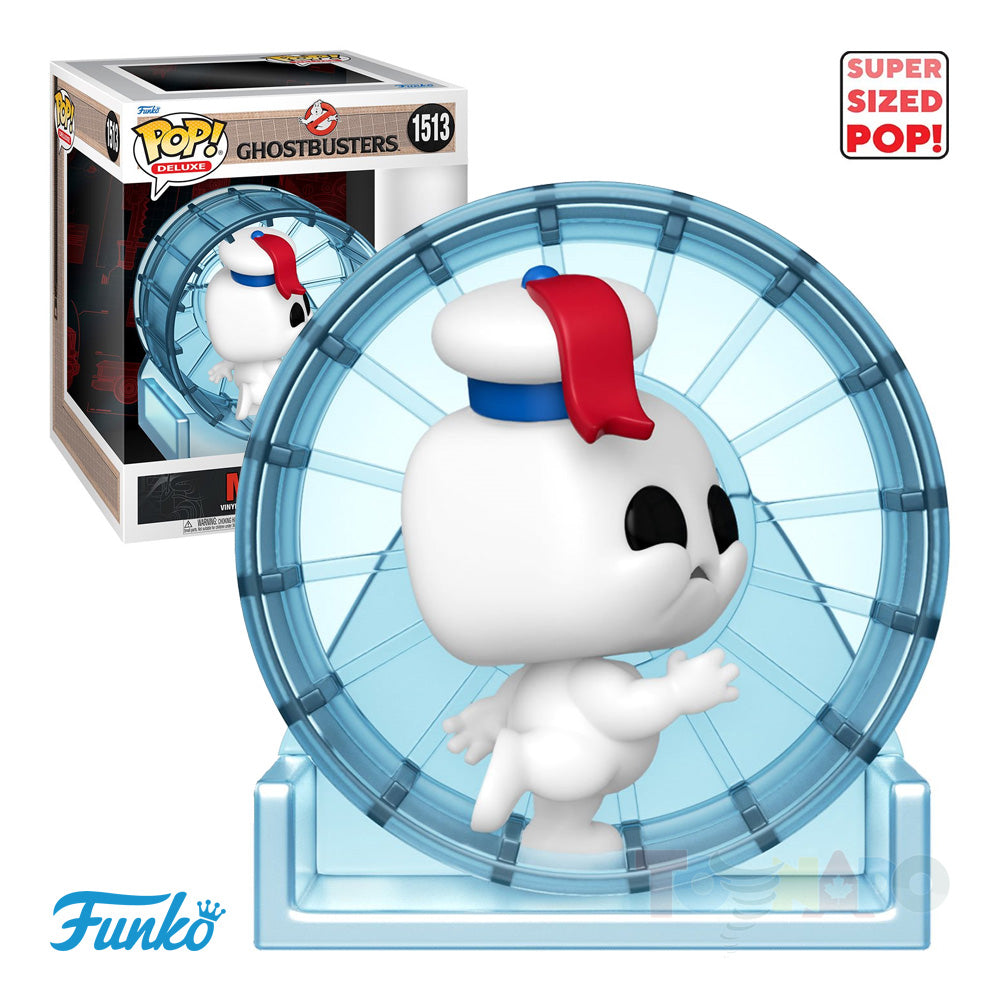 Funko Pop! Deluxe #1513 - Ghostbusters: Frozen Empire - Mini Puft in Wheel Deluxe Vinyl Figure 75951 LOW STOCK