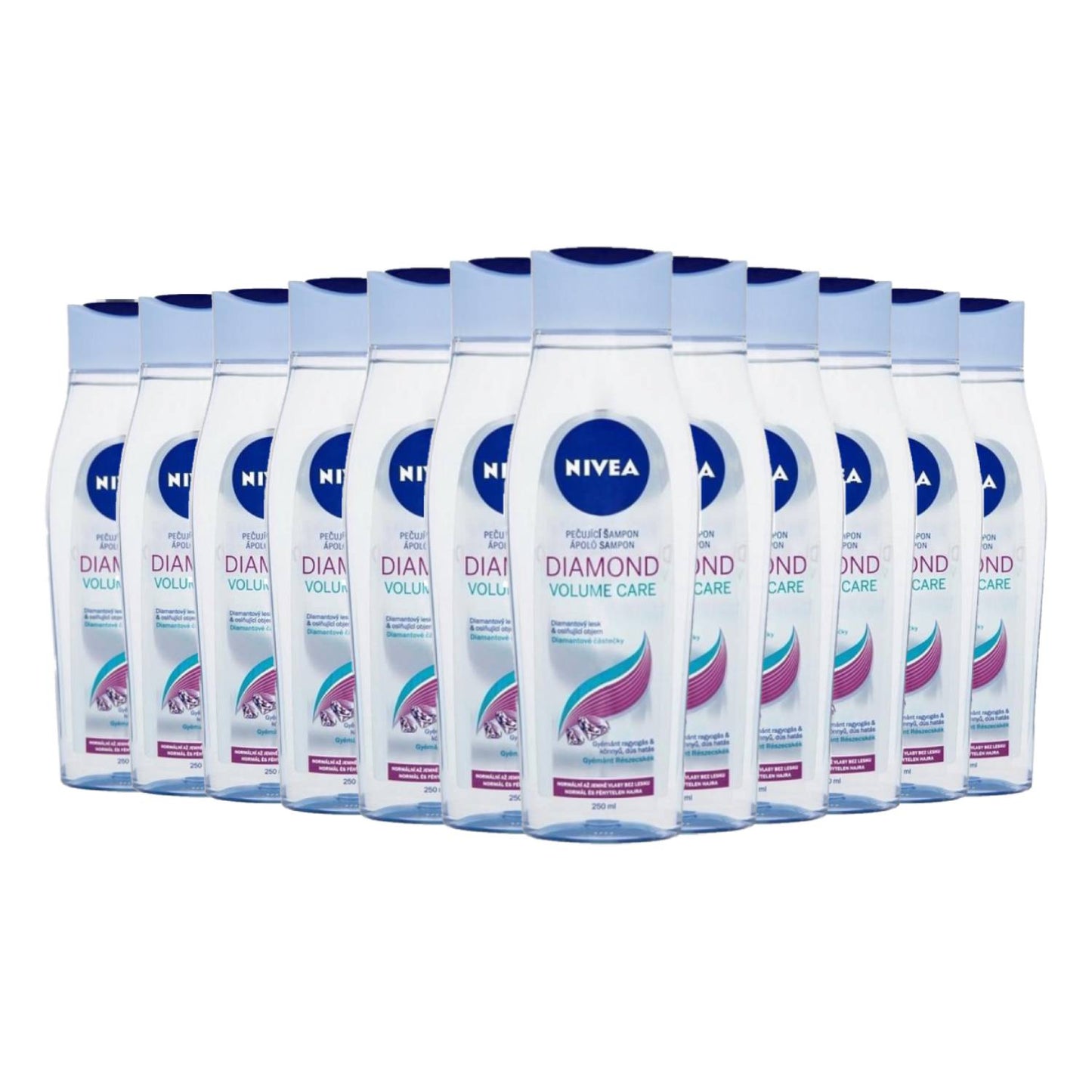 Nivea Diamond Volume Care Shampoo - 8.45 Oz - 12 Pack