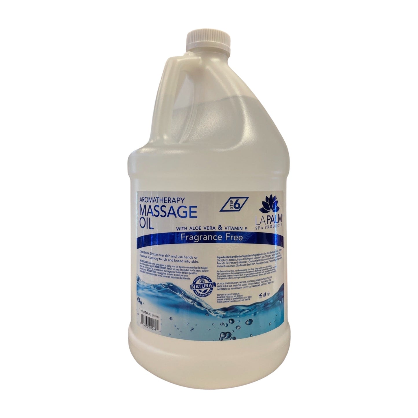 Fragrance Free Massage Oil - 128oz