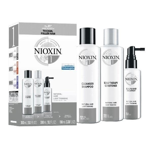 NIOXIN 1 Set of 3 Steps Natural Hair Light Thinning