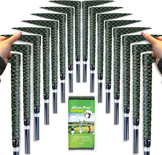 ALIEN PROS Golf Grip Wrapping Tapes - Innovative Golf Club Grip Solution - Enjoy a Fresh New Grip Feel in Less Than 1 Minute