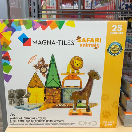 Magna Tiles Safari Animals 25 piece