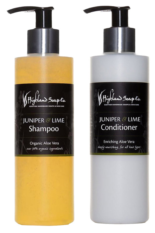 Juniper & Lime Shampoo & Conditioner Hair Care Set
