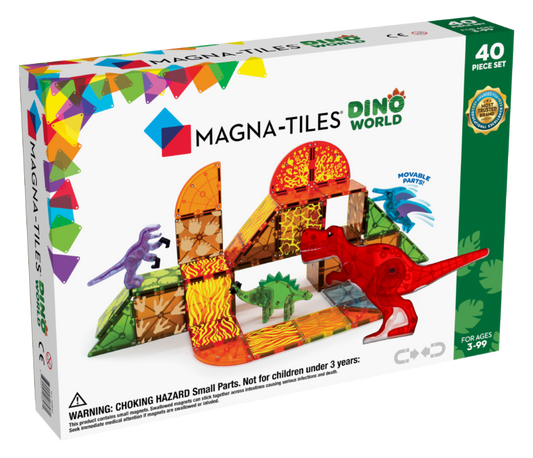 Dino World 40-pc Set by Magna-Tiles