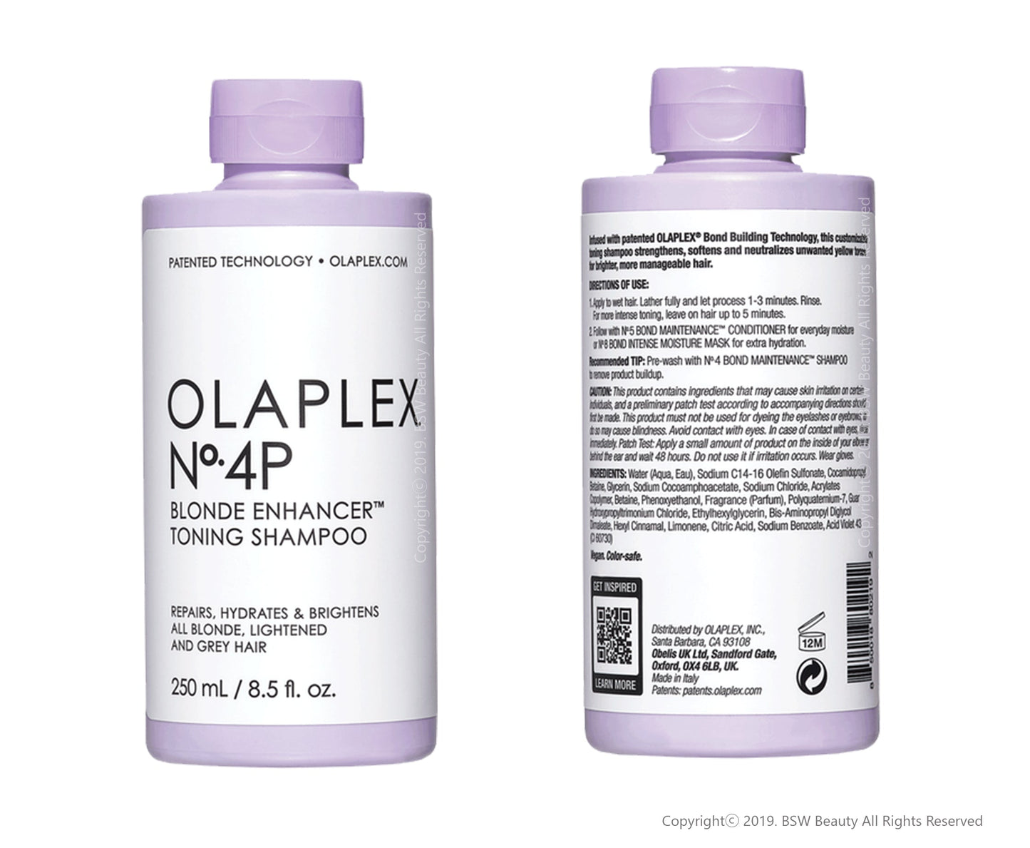 OLAPLEX NO4P BLONDE ENHANCER TONING SHAMPOO 8.5oz