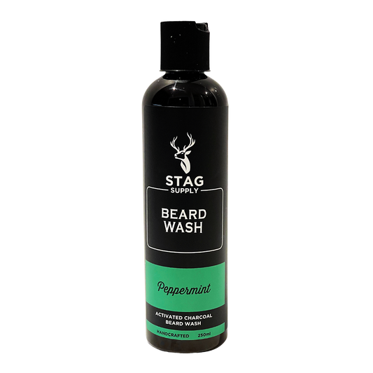 Stag Supply Beard Wash - Black Activated Charcoal - Peppermint