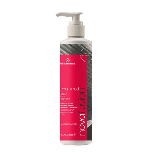 De Lorenzo Novafusion Colour Care Shampoo Cherry Red 250ml