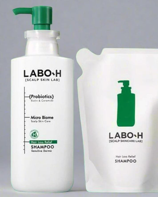 LABO-H Scalp Strenghtening Shampoo Hair Loss Care 333mL Refill Set