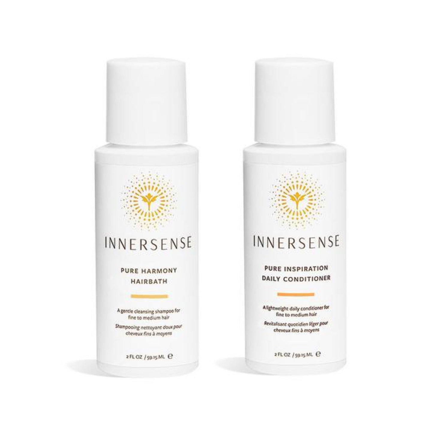 Innersense Pure Harmony Hairbath + Inspiration Conditioner 2oz