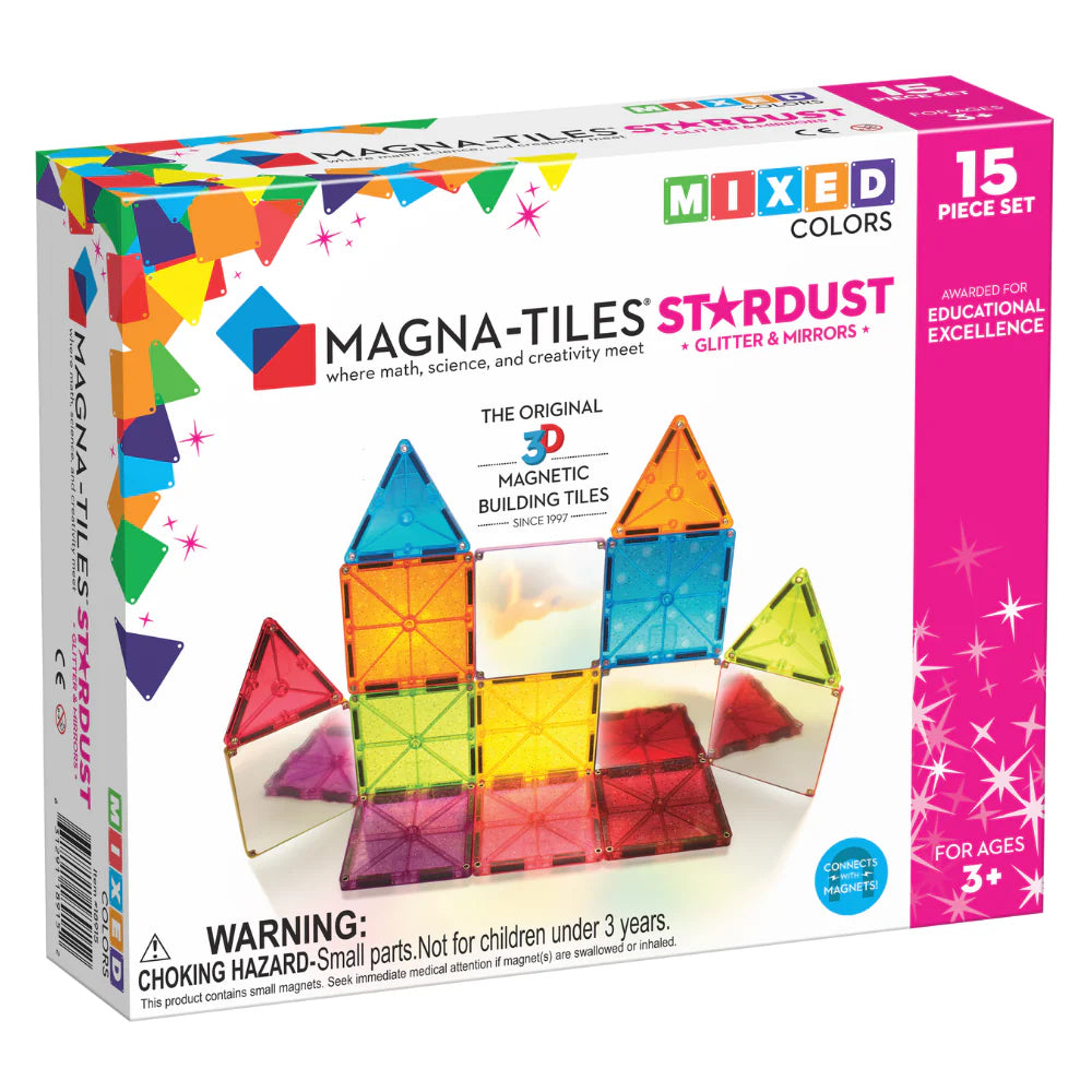 Magna-Tiles Stardust 15 Piece Set